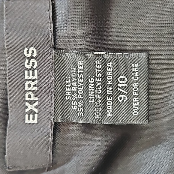 EXPRESS Black Cocktail Dress 9/10 - Picture 5 of 6